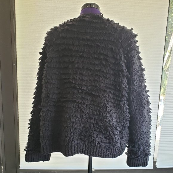 Universal Thread Black Looped Cardigan Sweater - Picture 3 of 9